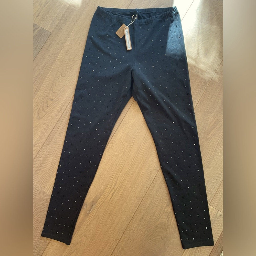 Skims washed onyx rhinestone leggingsgs